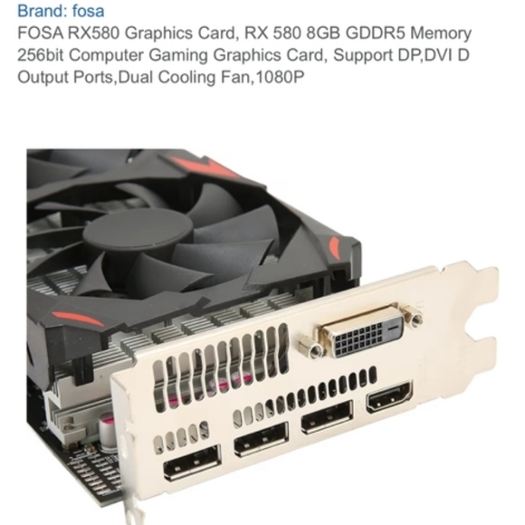 RX580 Graphics Card - Picture 2 of 5